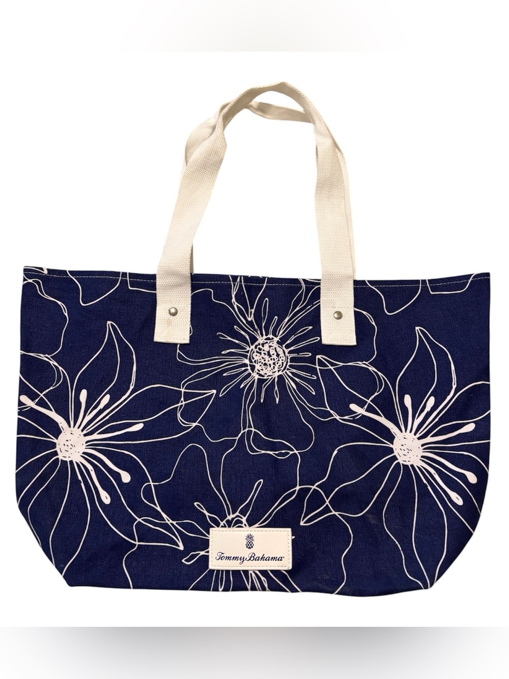 Tommy Bahama large floral print tote bag NWOT